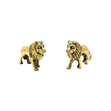  BRASS LION PAIR 3"