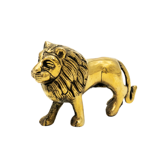 BRASS LION PAIR 3"