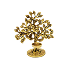  BRASS TREE WITH T-LIGHT HOLDER