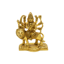  DURGA MATA BRASS IDOL 4"