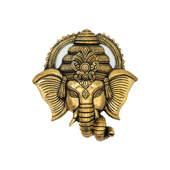 GANESHA FACE WALL MOUNTED 7"