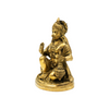 Sitting Hanuman Brass idol 9"