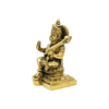 SITTING HANUMAN BRASS IDOL 4.5"