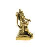 SITTING HANUMAN BRASS IDOL 4.5"