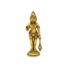  STANDING HANUMAN BRASS IDOL 5"